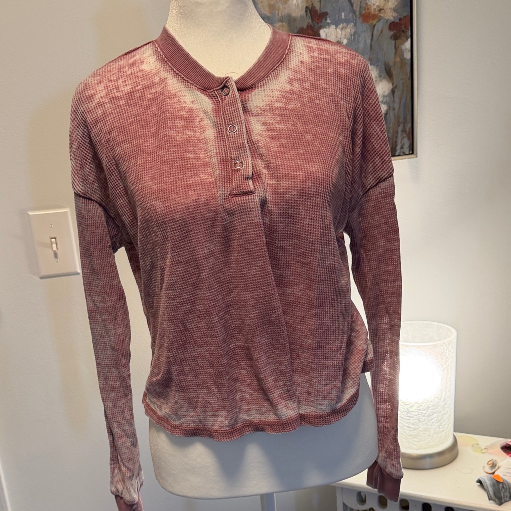 Self Esteem Mauve Button Down Shirt